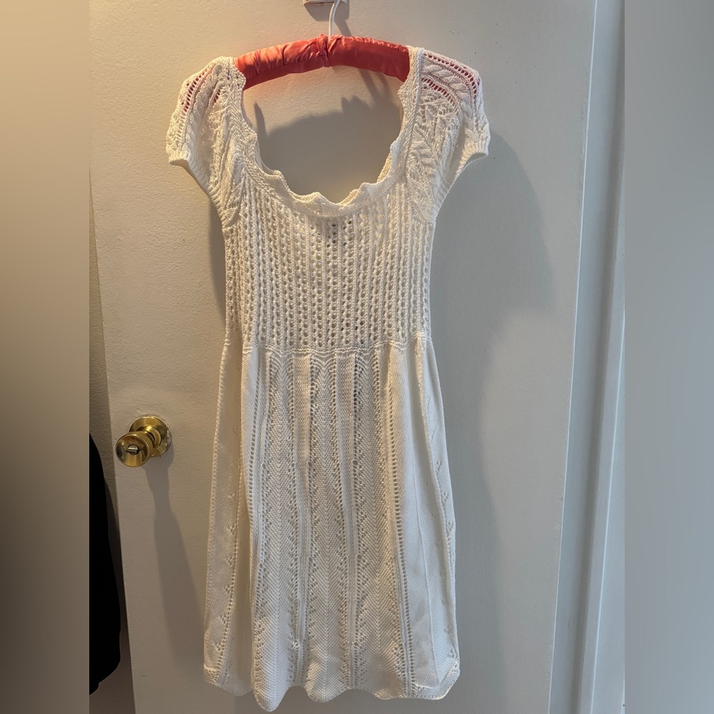 Mixed Pointelle Dress